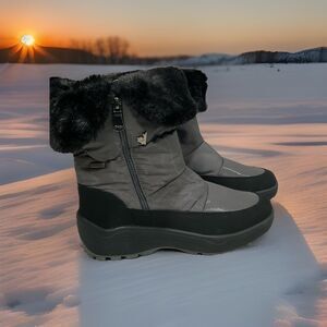 PAJAR Canada Valentina Charcoal Iron Boots Size 8.5